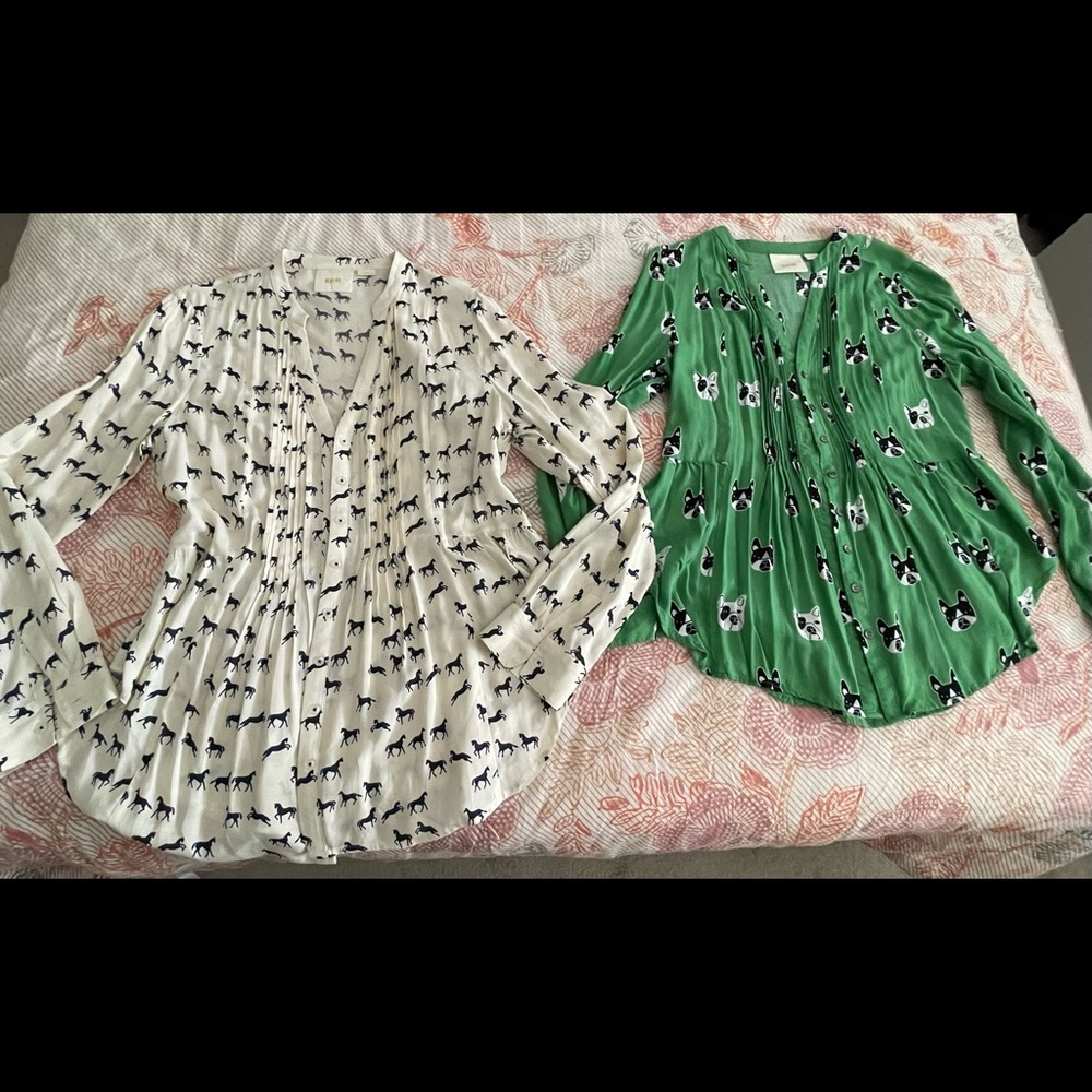 Anthropologie Maeve tops 8/10